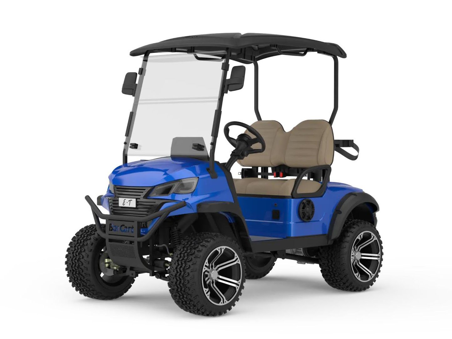 Four-wheel two-seat golf cart by Borcart