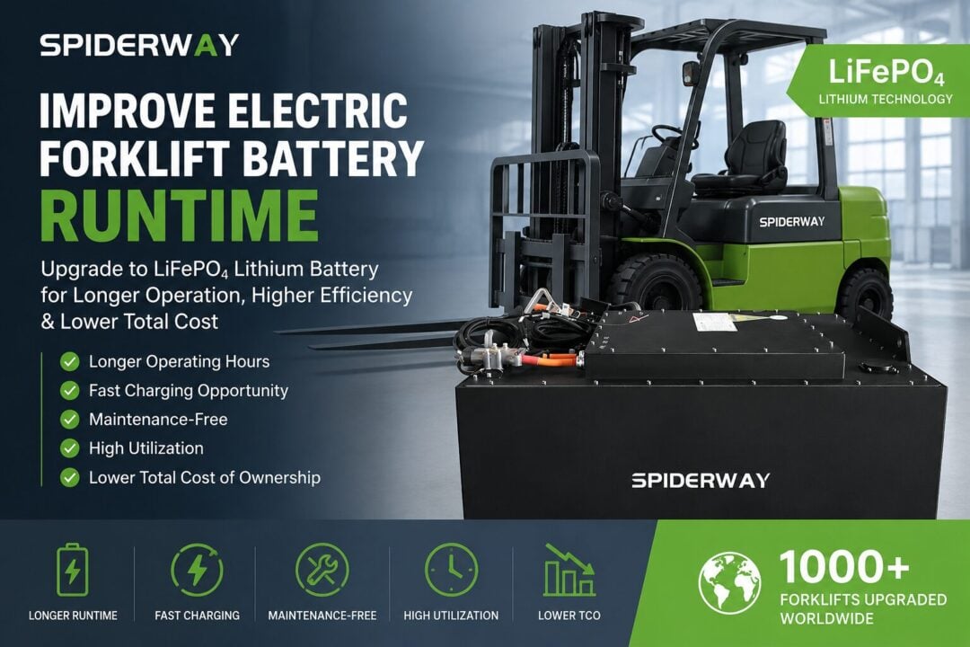 Guide to improving electric forklift battery runtime