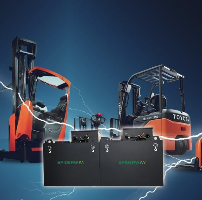 48V 202Ah forklift battery for Toyota reach truck