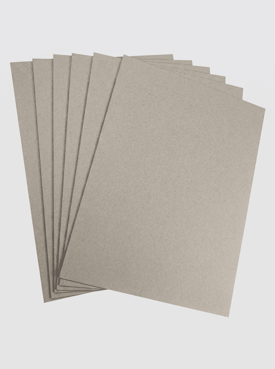 High gloss laminated paperboard showing mirror-like reflective surface