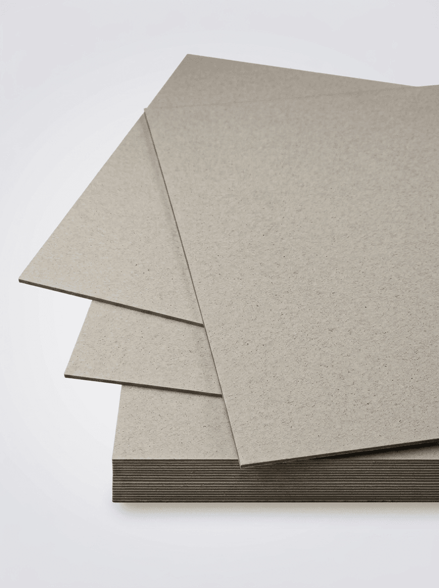 High gloss laminated paperboard sheets for luxury box packaging