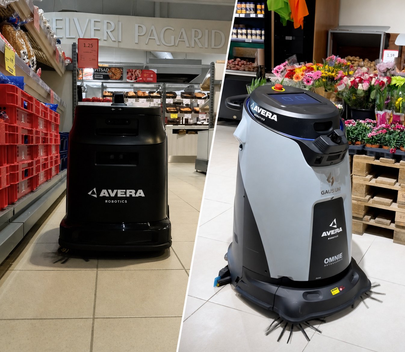 Omnie cleaning robot fleet at Selver