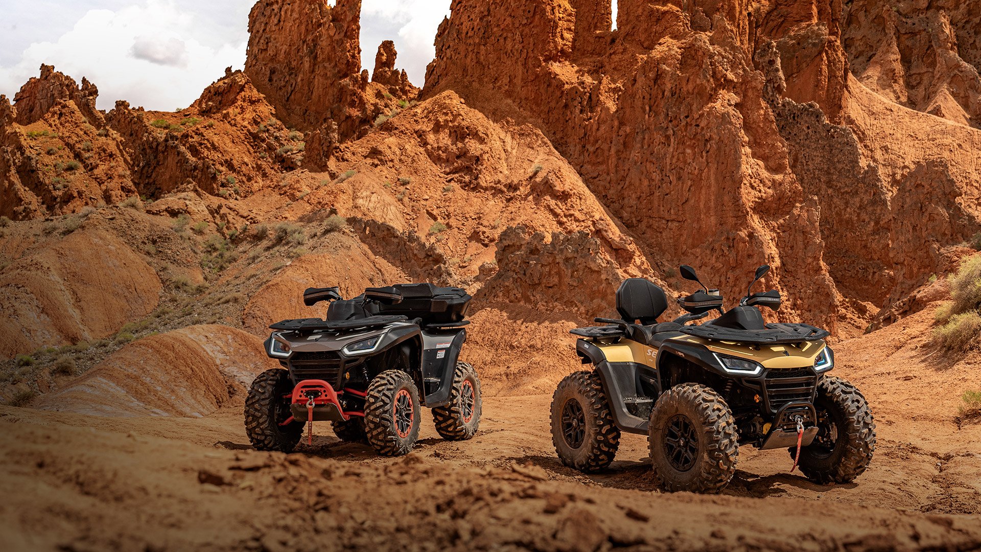 Segway AT10 UTV in showroom displaying its rugged design