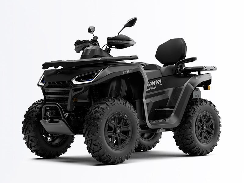 Segway AT10 UTV showing suspension and tires