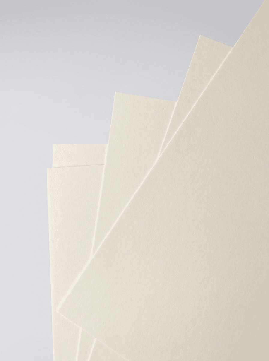 Premium uncoated woodfree paper surface of laminated greyboard for premium packaging