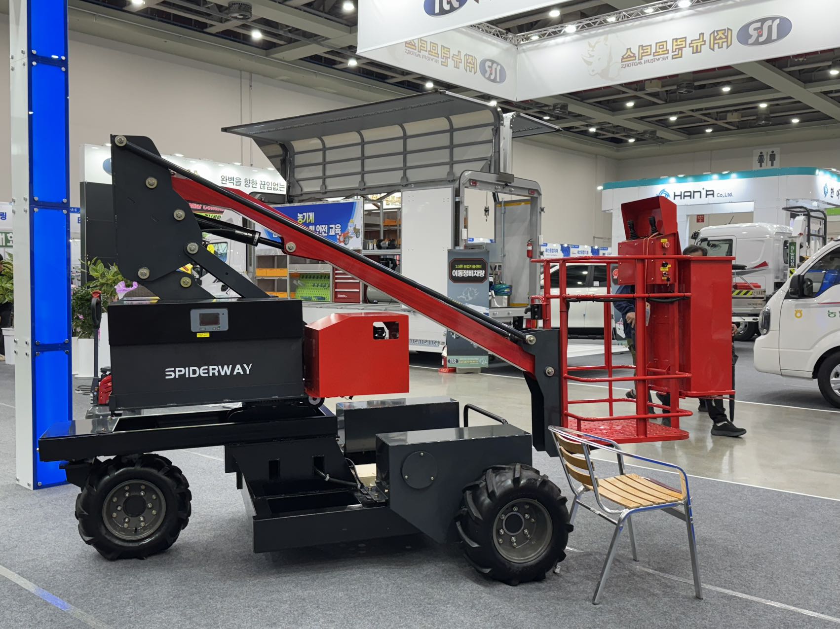 SPIDERWAY LiFePO4 battery used in agriculture in Korea